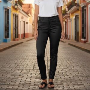 BCBGeneration black satin skinny pants 2